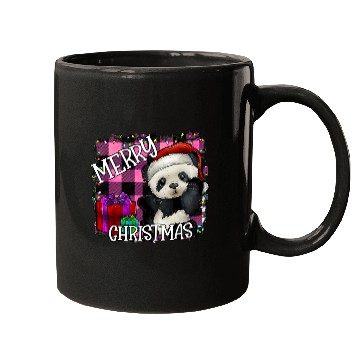 Discover merry Christmas panda Mugs