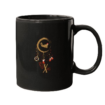 Discover Winter dreamcatcher Christmas Bodyboard Mugs