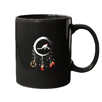 Discover Winter dreamcatcher Christmas Curling Mugs