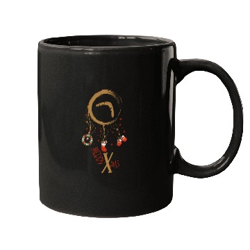 Discover Winter dreamcatcher Christmas Boomerang Mugs
