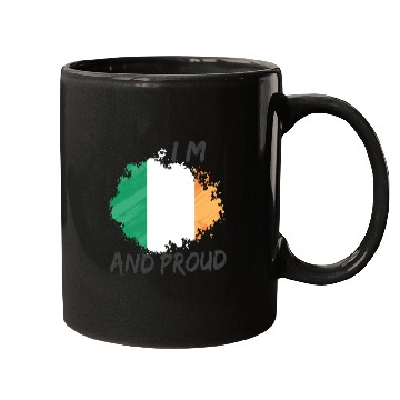 Discover I m Irish and proud - nation pride flag Mugs