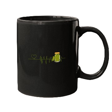 Discover Pickle Lover Heartbeat for Pickles lover Mugs