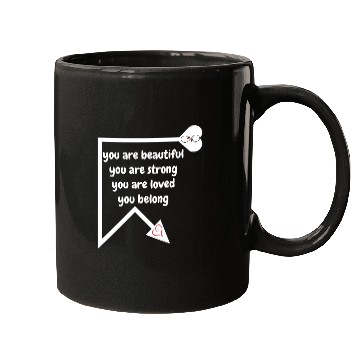 Discover you are beautiful you are strong Mugs
