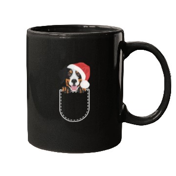 Discover Bernese Mountain Dog Merry Christmas Mugs