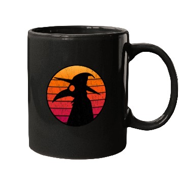 Discover The Plague Doctor Costume Kids Retro Sun Plague Mugs