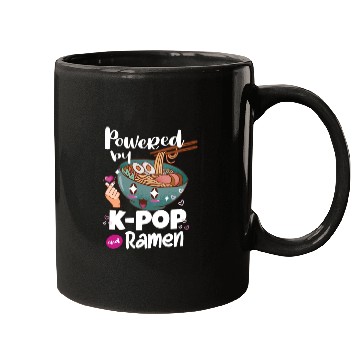Discover Powered By Kpop And Ramen Mugs