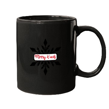 Discover Snowflake Merry X-mas Mugs