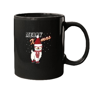 Discover Merry Xmas christmas Alpaca Mugs