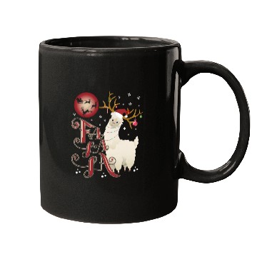 Discover Fa la la llama xmas christmas Mugs