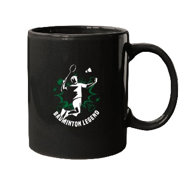 Discover Badminton Legend Player For Badminton Lover Mugs