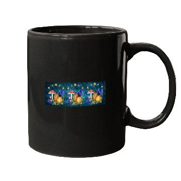 Discover Pumpkins in magic forest - Format E Mugs
