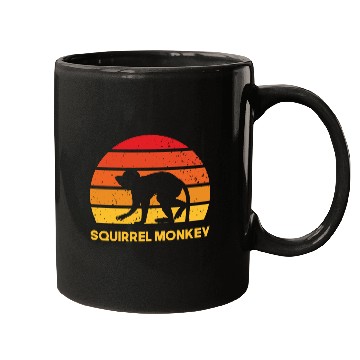 Discover squirrel monkey sunrise sundown design Mugs