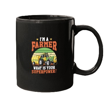 Discover Farming Farmer Vintage Tractor Mugs