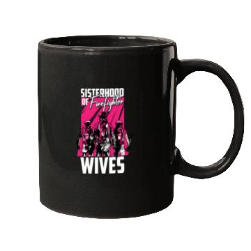 Discover Firefighter Thin Red Line Sisterhood Mugs