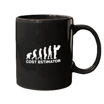 Discover Funny Cost Estimator Evolution Mugs