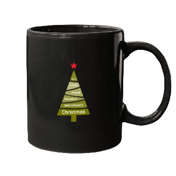 Discover Minimalist Lime Green Christmas Pine Mugs