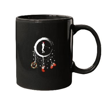 Discover Winter dreamcatcher Christmas Hammer throwing Mugs