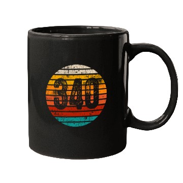Discover Distressed Vintage Sunset 340 Area Code Mugs