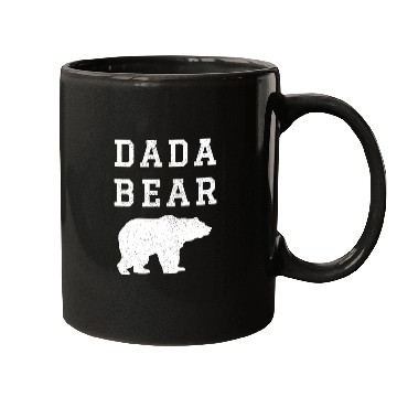 Discover Dada Bear Light Vintage Distress Bear Mugs