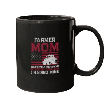 Discover Farming Farmer Mom Mother Tractor Mugs
