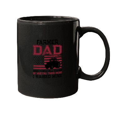 Discover Farming Farmer Dad Father Tractor Mugs