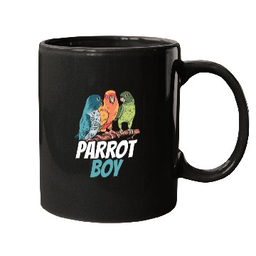 Discover Parrot Boy Pet Parrots Animal Cute Mugs