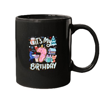 Discover It's My 7 Birthday Snowman Holiday Donut Winter Mugs