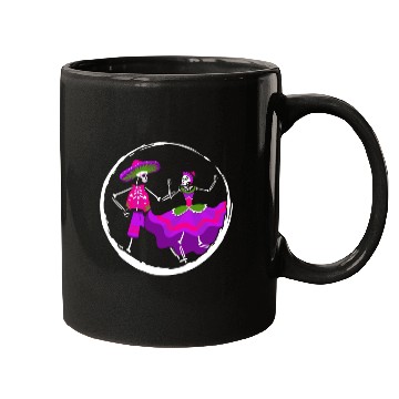 Discover Dia De Los Muertos Mugs, Ballet Folklorico Sugar