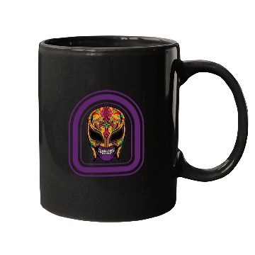 Discover Dia De Los Muertos Mugs, Lucha Libre El Santo