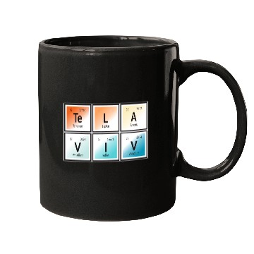 Discover Tel Aviv | Periodic Table of Elements Mugs