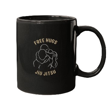 Discover Jiu Jitsu Free Hugs Jujitsu Bjj Mma Mugs