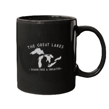 Discover Great Lakes Shark Free And Unsalted Sweat Mugs