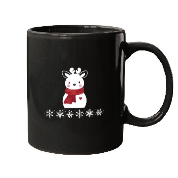 Discover Christmas reindeer snowman Mugs