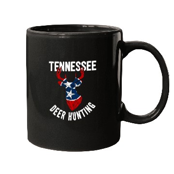 Discover Tennessee Deer Hunting Buck Stag Hunter Mugs