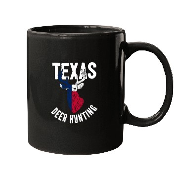 Discover Texas Deer Hunting Buck Stag Hunter Mugs