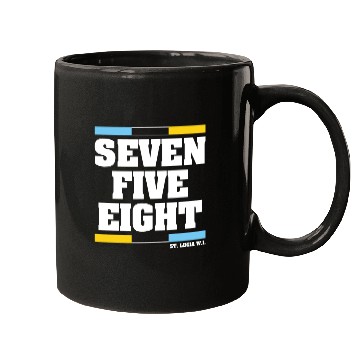 Discover Seven Five Eight (Black) Mugs