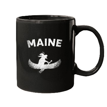 Discover Maine , Paddling Moose Mugs
