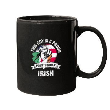Discover Puerto Rico Flag Ireland Grown Men Boys Guy Mugs