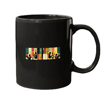 Discover Music, jazz & ink Mugs