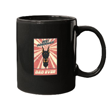 Discover Best Doberman Dad Ever I Doberman Lover Mugs