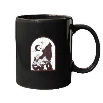 Discover night wolf Mugs