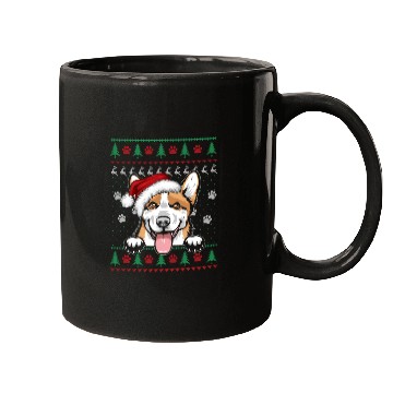 Discover Corgi Christmas Funny Corgi Dog Lover Mugs