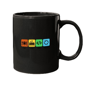 Discover Eat, Sleep, Code, Repeat | Software Engineer Mugs