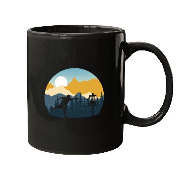 Discover Disc Golf - Disc Golfing Player Ultimate Frisbee Mugs