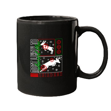 Discover Christmas Mugs, Most Likely To Shoot Reindeer