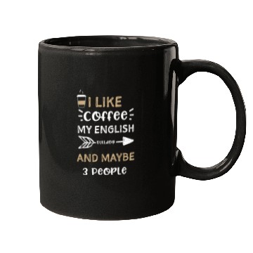 Discover I Like Coffee My English Bulldog... Mugs