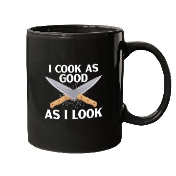 Discover Chef Cook Kitchen Restaurant Knives Cookout Mugs