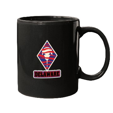 Discover US States DELAWARE Mugs