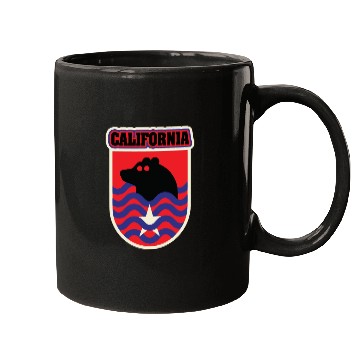 Discover US States CALIFORNIA Mugs