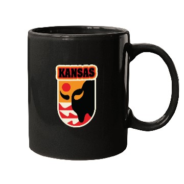 Discover US States KANSAS Mugs